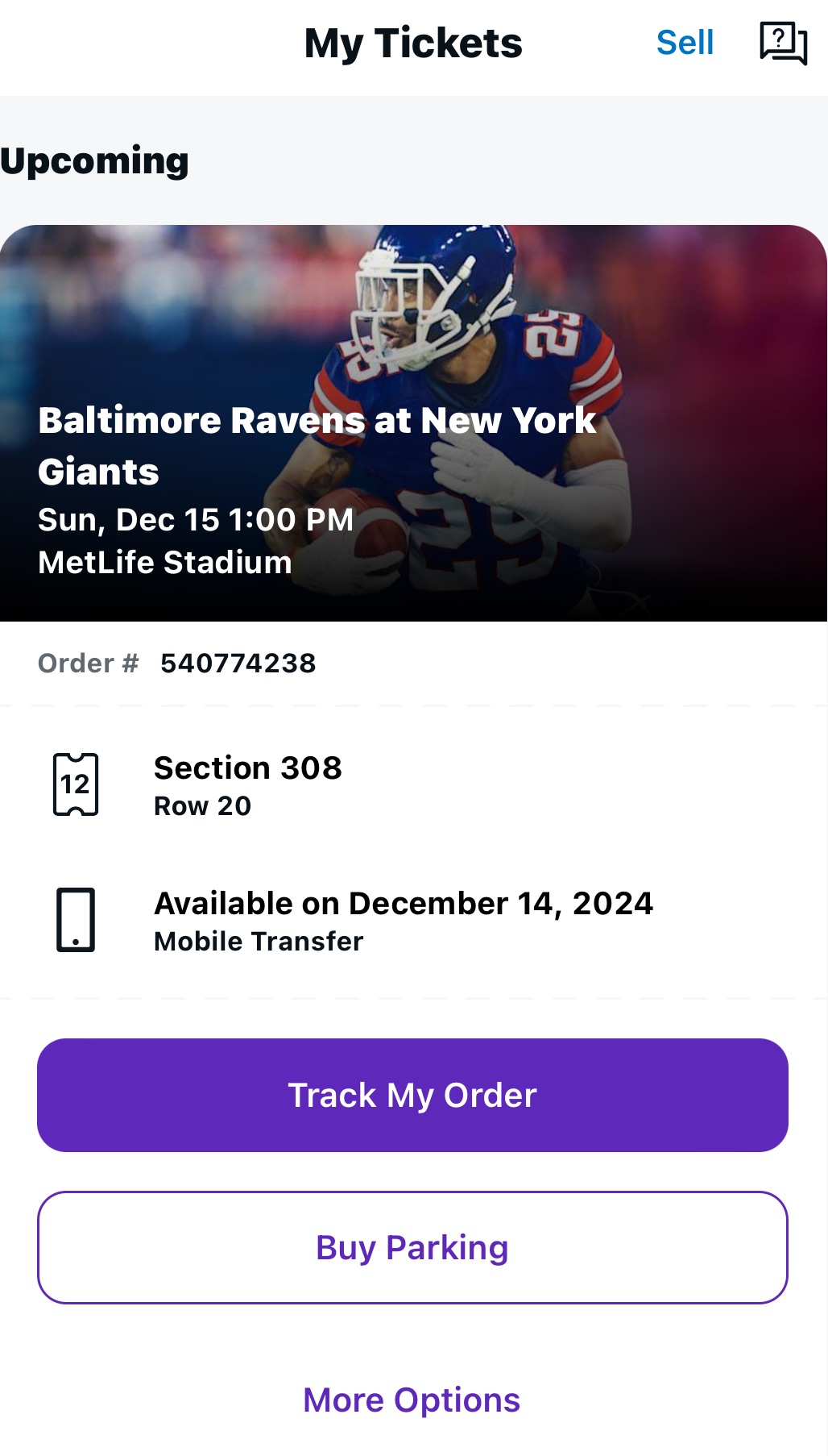 VGiants Tickets